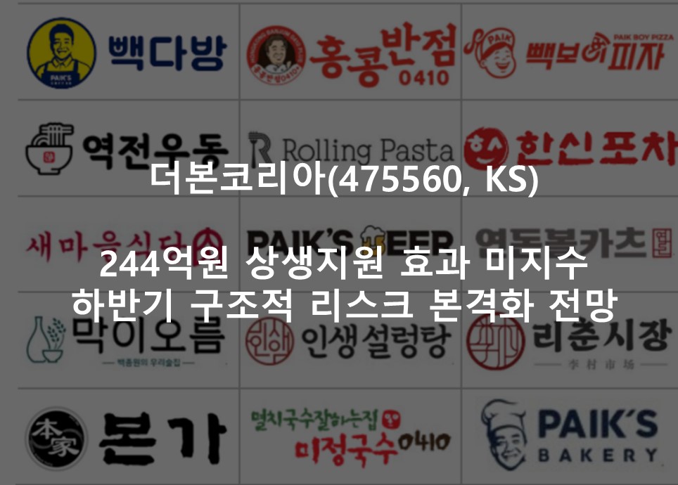 244억원 상생지원 효과 미지수 <br /> 하반기 구조적 리스크 본격화 전망